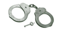 photo of handcuffs with key